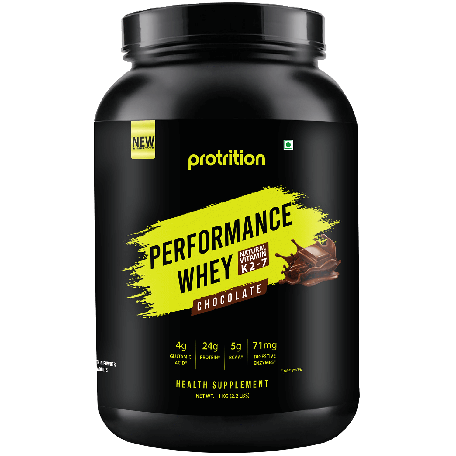 Protrition Performance Whey Protein 1kg Chocolate 7225