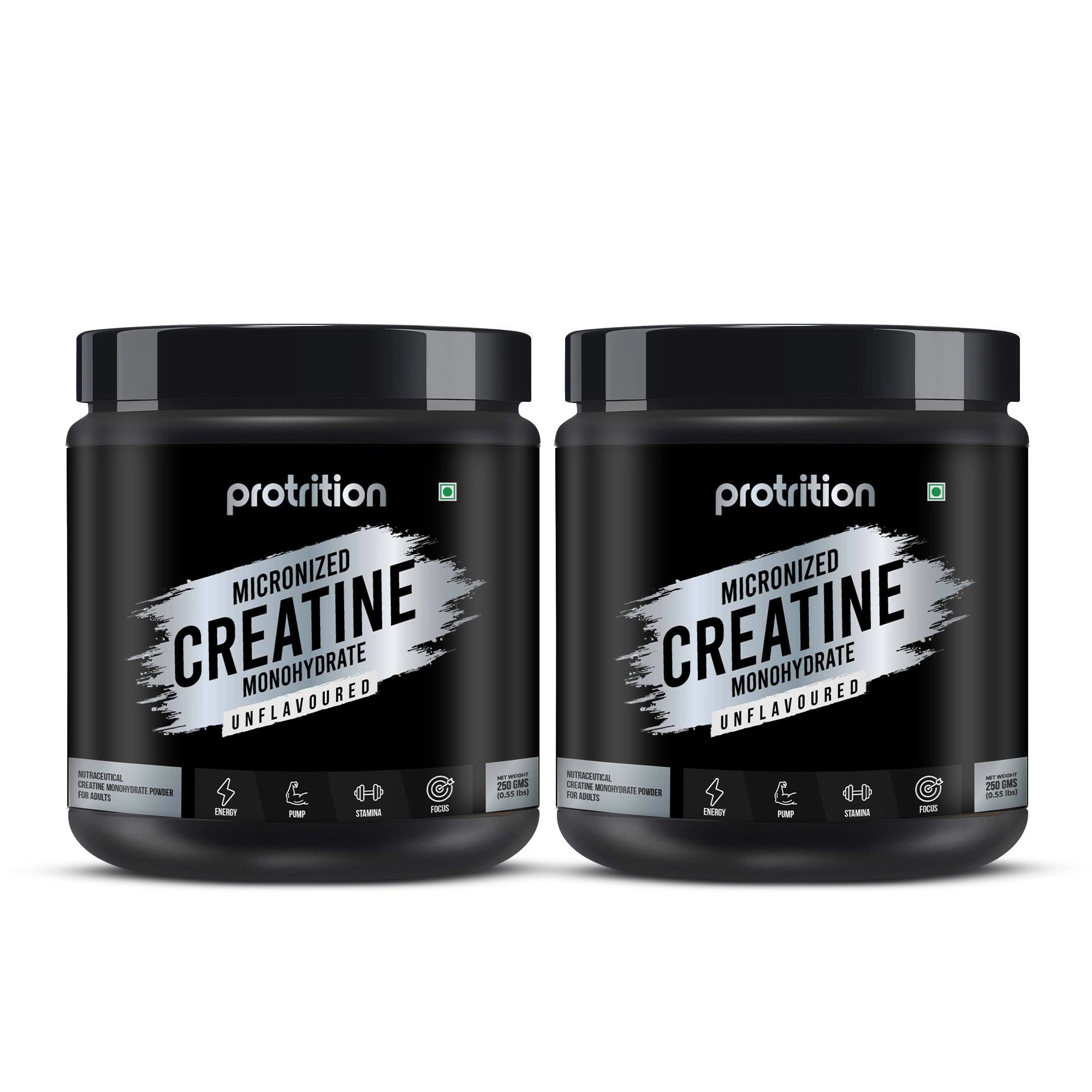 Protrition Creatine Monohydrate 250 grams (Pack of 2)